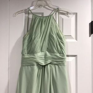 Sage green Alfred Angelo gown. Size 8